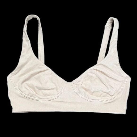 Victoria’s Secret Pink Supersoft Unlined Demi bralette bra Beige Xlarge - Picture 6 of 6